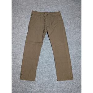 Filson Tin Cloth Pants Mens Size 36x32 (38x32) Brown